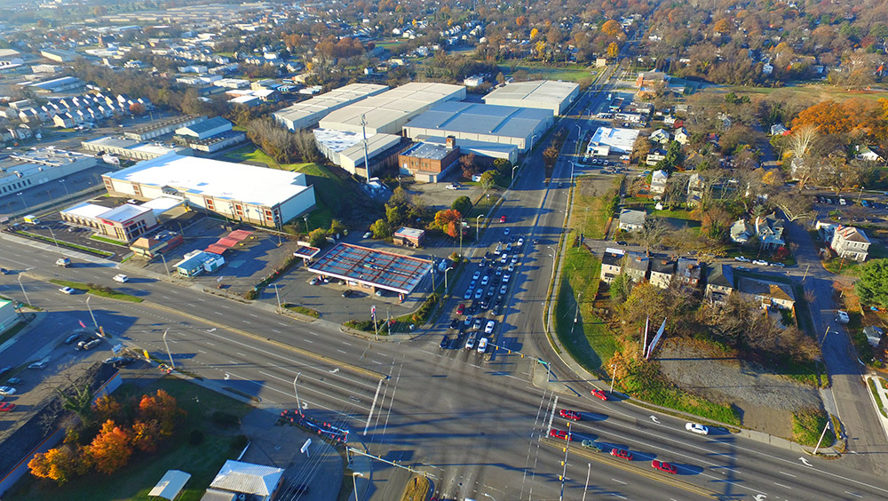 13 acre urban infill mixed use, commercial multi-family & residential development south-east of Richmond's historic (and booming) Manchester District...